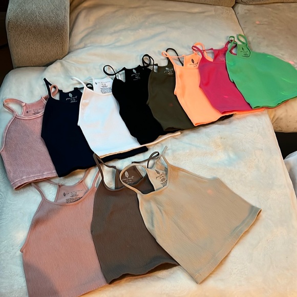 🌺 Free people Happiness tanks in thin straps - Picture 5 of 16